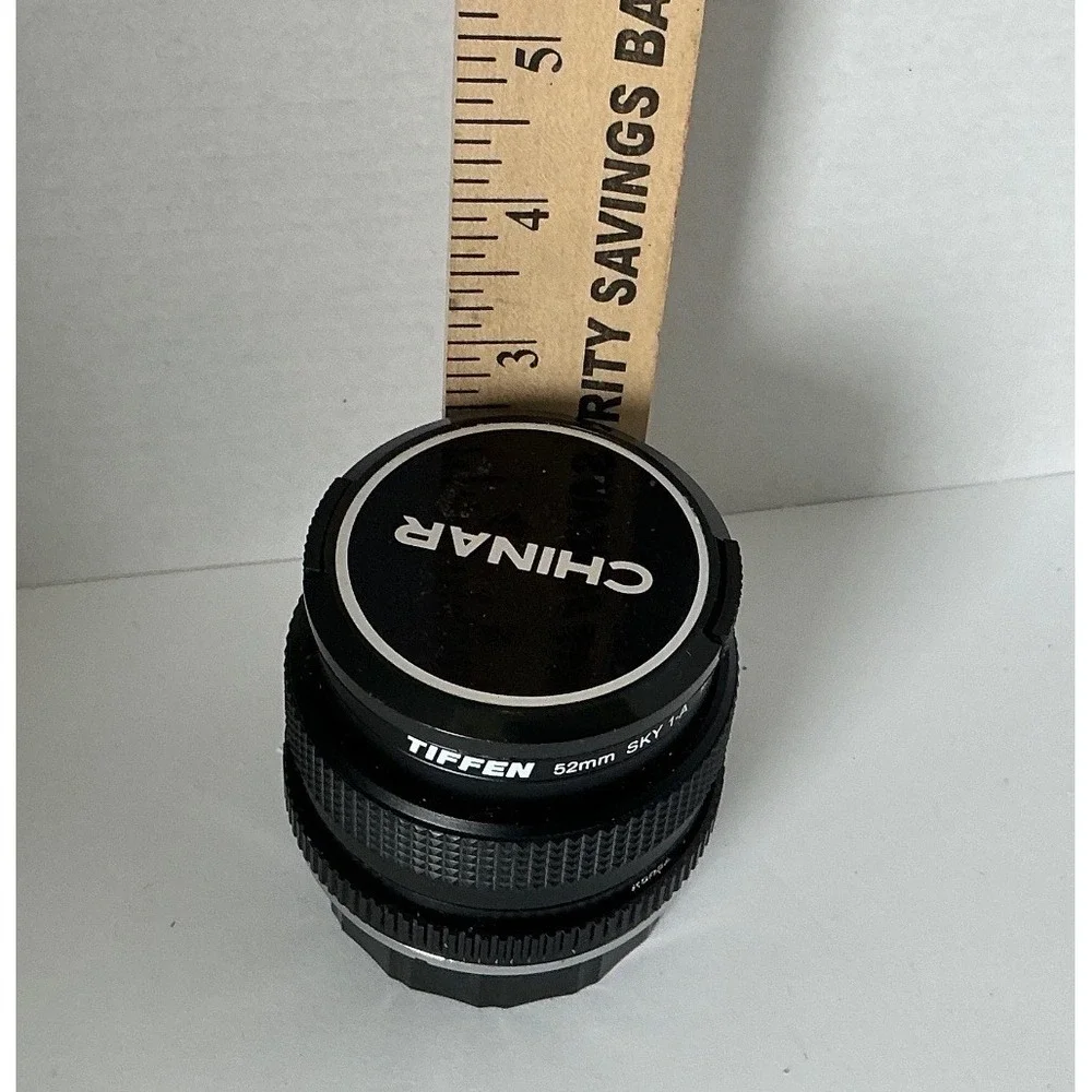 Chinar Vintage 28mm f2.8 MC Wide Angle Lens Pentax PK Mount with‎ Tiffen Filter